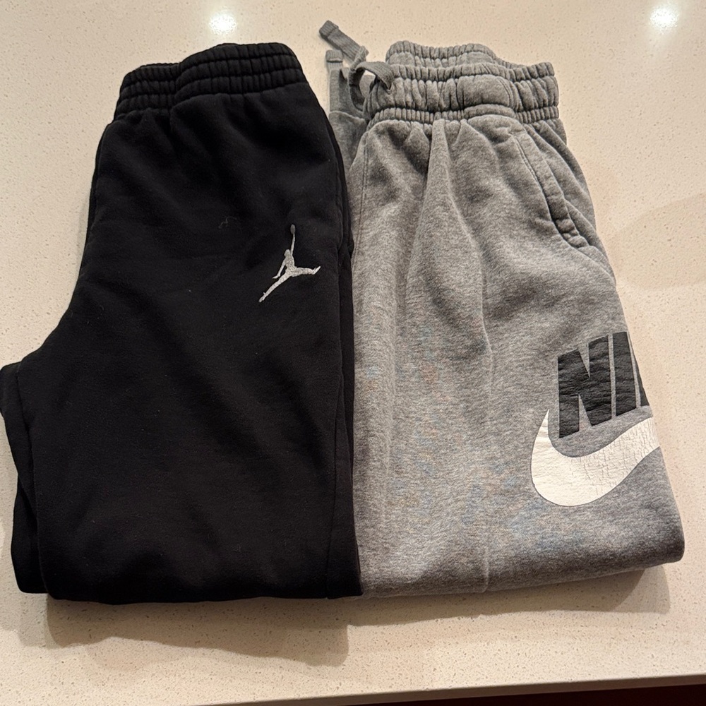 Nike Kids Sweatpants - Black and Gray